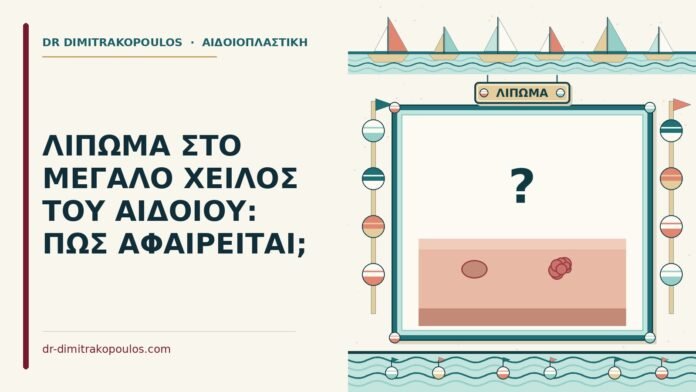 ΛΙΠΩΜΑ ΣΤΟ ΜΕΓΑΛΟ ΧΕΙΛΟΣ ΤΟΥ ΑΙΔΟΙΟΥ: ΠΩΣ ΑΦΑΙΡΕΙΤΑΙ; λίπωμα στο μεγάλο χείλος