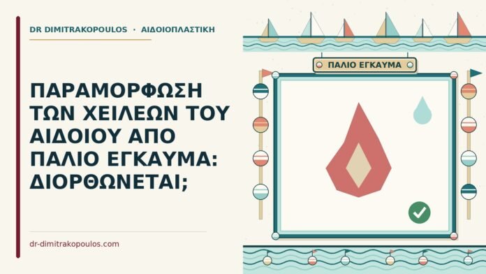 ΠΑΡΑΜΟΡΦΩΣΗ ΤΩΝ ΧΕΙΛΕΩΝ ΤΟΥ ΑΙΔΟΙΟΥ ΑΠΟ ΠΑΛΙΟ ΕΓΚΑΥΜΑ: ΔΙΟΡΘΩΝΕΤΑΙ; παραμόρφωση των χειλέων από παλιό έγκαυμα