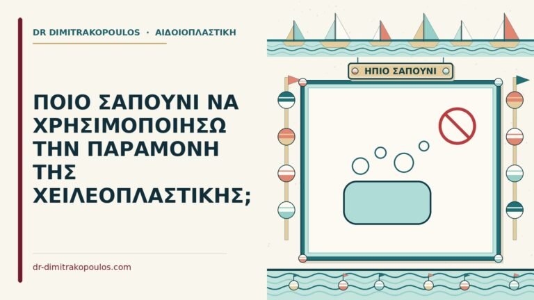 σαπούνι πριν από τη χειλεοπλαστική