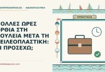 ΠΟΛΛΕΣ ΩΡΕΣ ΟΡΘΙΑ ΣΤΗ ΔΟΥΛΕΙΑ ΜΕΤΑ ΤΗ ΧΕΙΛΕΟΠΛΑΣΤΙΚΗ: ΤΙ ΠΡΟΣΕΧΩ; ορθοστασία στη δουλειά