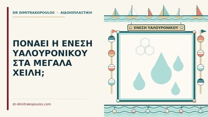 ένεση υαλουρονικού στα μεγάλα χείλη