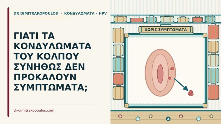 κονδυλώματα του κόλπου χωρίς συμπτώματα