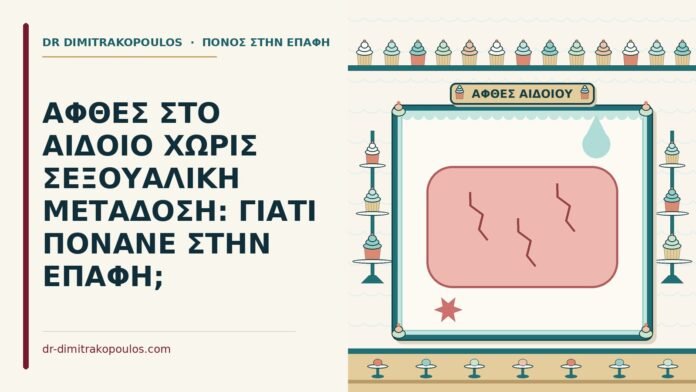 ΑΦΘΕΣ ΣΤΟ ΑΙΔΟΙΟ ΧΩΡΙΣ ΣΕΞΟΥΑΛΙΚΗ ΜΕΤΑΔΟΣΗ: ΓΙΑΤΙ ΠΟΝΑΝΕ ΣΤΗΝ ΕΠΑΦΗ; άφθες στο αιδοίο