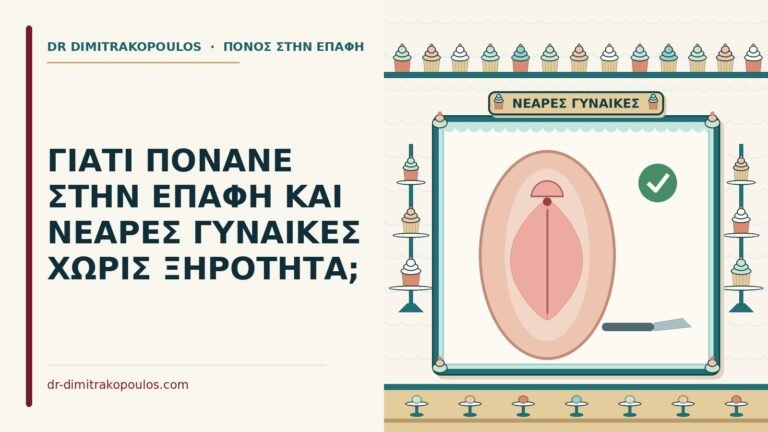 πόνος στην επαφή σε νεαρές γυναίκες