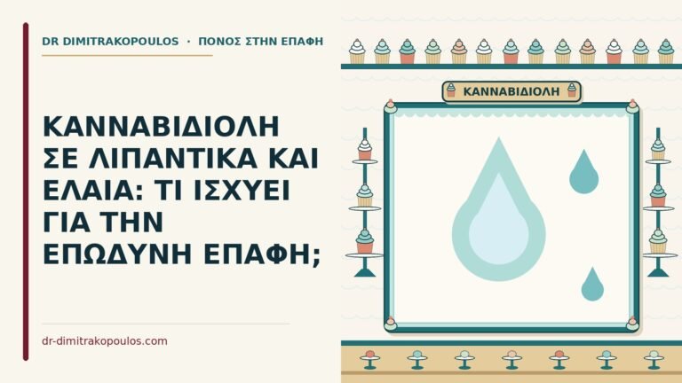 κανναβιδιόλη σε λιπαντικά