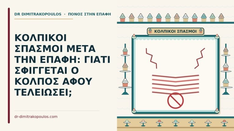 κολπικοί σπασμοί μετά την επαφή