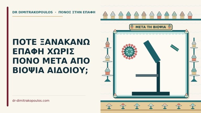 επαφή μετά από βιοψία αιδοίου