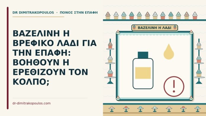 βαζελίνη ή βρεφικό λάδι