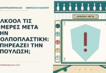 αλκοόλ μετά την κολποπλαστική