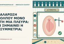 χαλάρωση κόλπου μόνο στη μία πλευρά