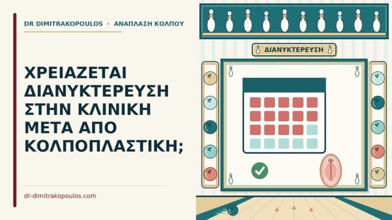 διανυκτέρευση μετά από κολποπλαστική