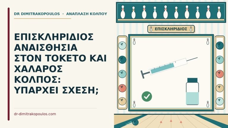 επισκληρίδιος αναισθησία