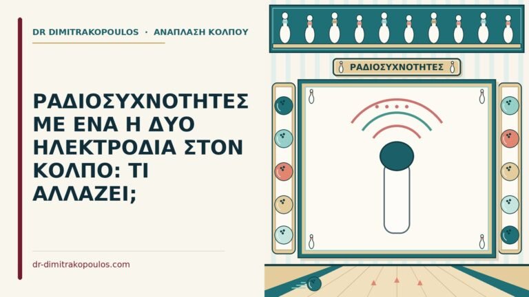 ραδιοσυχνότητες με ένα ή δύο ηλεκτρόδια
