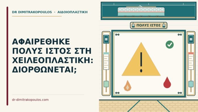 ΑΦΑΙΡΕΘΗΚΕ ΠΟΛΥΣ ΙΣΤΟΣ ΣΤΗ ΧΕΙΛΕΟΠΛΑΣΤΙΚΗ: ΔΙΟΡΘΩΝΕΤΑΙ; πολύς ιστός