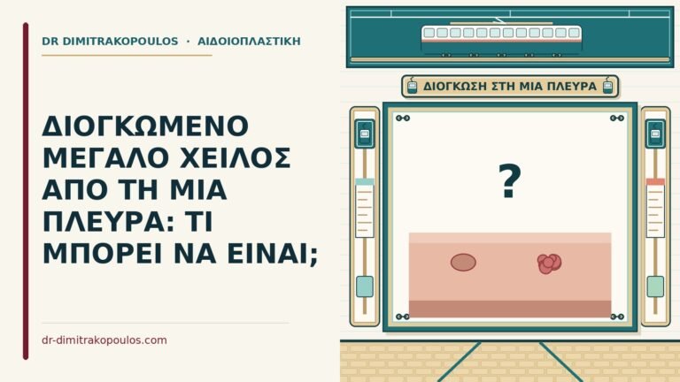 διογκωμένο μεγάλο χείλος