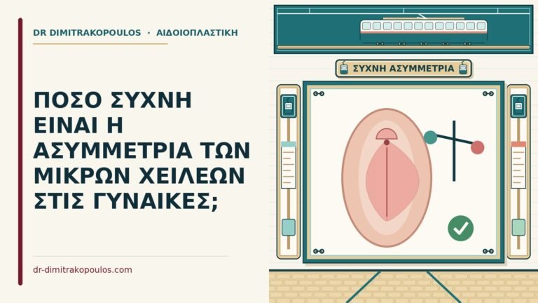 ασυμμετρία των μικρών χειλέων