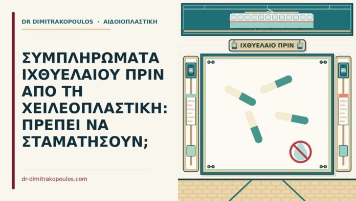 ΣΥΜΠΛΗΡΩΜΑΤΑ ΙΧΘΥΕΛΑΙΟΥ ΠΡΙΝ ΑΠΟ ΤΗ ΧΕΙΛΕΟΠΛΑΣΤΙΚΗ: ΠΡΕΠΕΙ ΝΑ ΣΤΑΜΑΤΗΣΟΥΝ; συμπληρώματα ιχθυελαίου