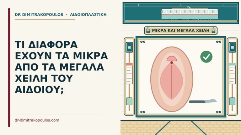 διαφορά μικρών και μεγάλων χειλέων