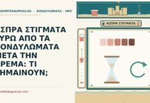 άσπρα στίγματα μετά την κρέμα για κονδυλώματα