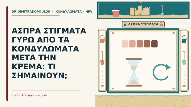 άσπρα στίγματα μετά την κρέμα για κονδυλώματα