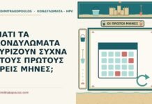 υποτροπή κονδυλωμάτων τους πρώτους μήνες