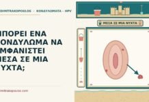 κονδύλωμα μέσα σε μια νύχτα