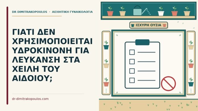 υδροκινόνη για λεύκανση