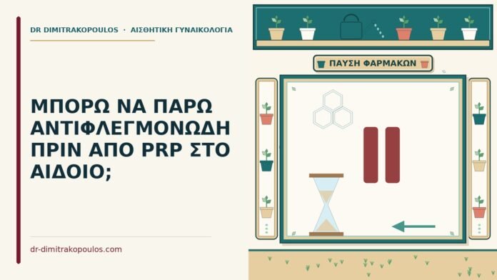 αντιφλεγμονώδη πριν από PRP