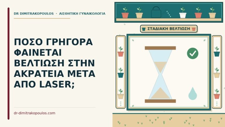βελτίωση στην ακράτεια μετά από laser