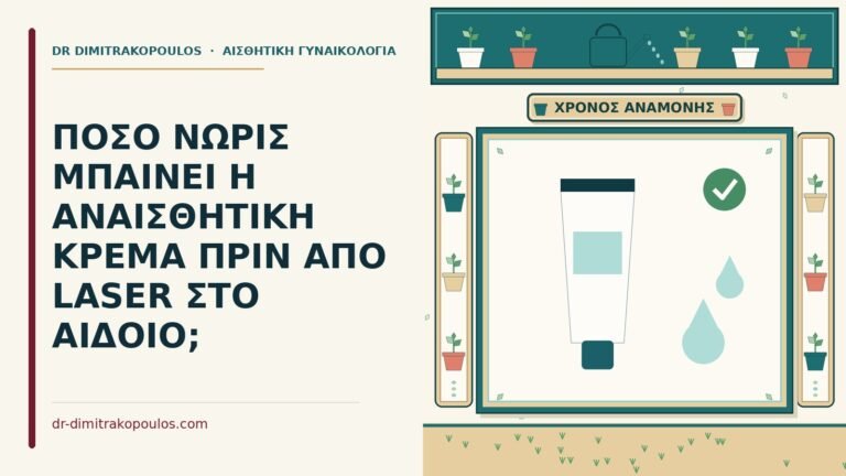 αναισθητική κρέμα πριν από laser