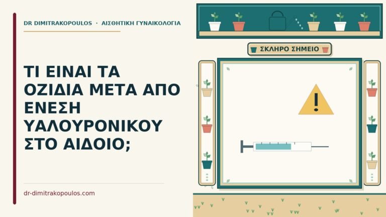 οζίδια μετά από υαλουρονικό