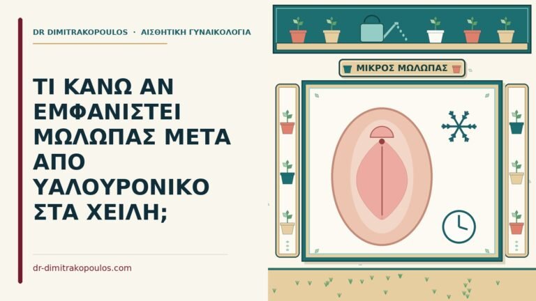 μώλωπας μετά από υαλουρονικό
