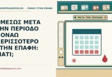 ΑΜΕΣΩΣ ΜΕΤΑ ΤΗΝ ΠΕΡΙΟΔΟ ΠΟΝΑΩ ΠΕΡΙΣΣΟΤΕΡΟ ΣΤΗΝ ΕΠΑΦΗ: ΓΙΑΤΙ; αμέσως μετά την περίοδο