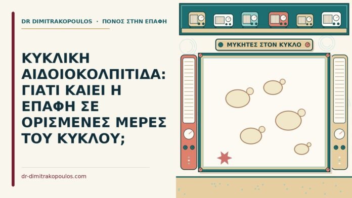 ΚΥΚΛΙΚΗ ΑΙΔΟΙΟΚΟΛΠΙΤΙΔΑ: ΓΙΑΤΙ ΚΑΙΕΙ Η ΕΠΑΦΗ ΣΕ ΟΡΙΣΜΕΝΕΣ ΜΕΡΕΣ ΤΟΥ ΚΥΚΛΟΥ; κυκλική αιδοιοκολπίτιδα