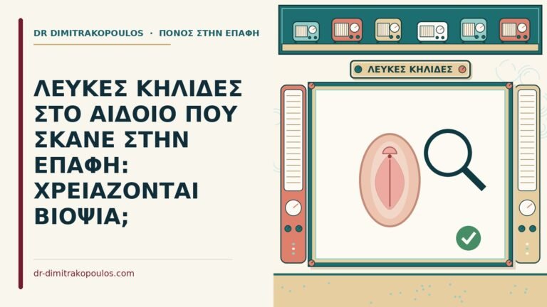 λευκές κηλίδες στο αιδοίο