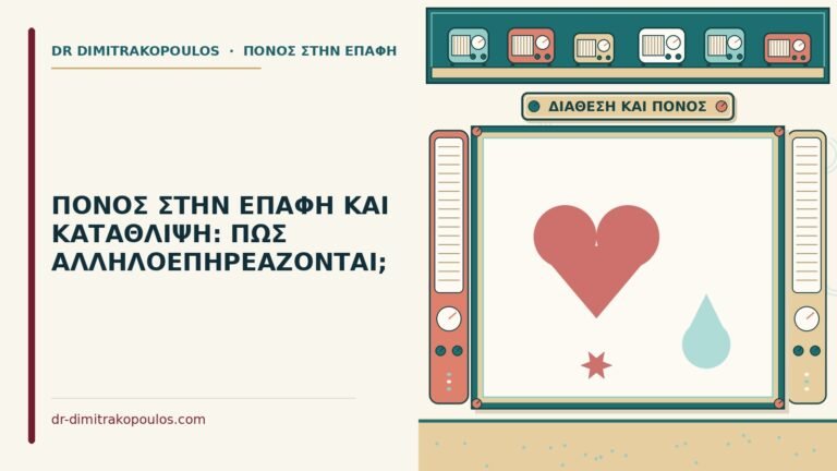 πόνος στην επαφή και κατάθλιψη