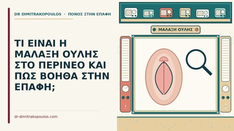 μάλαξη ουλής στο περίνεο