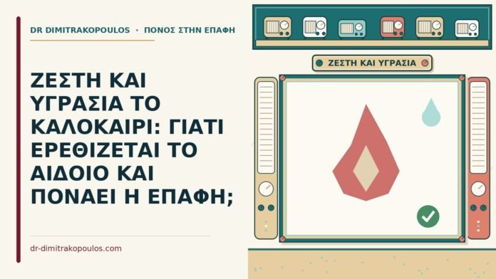 ΖΕΣΤΗ ΚΑΙ ΥΓΡΑΣΙΑ ΤΟ ΚΑΛΟΚΑΙΡΙ: ΓΙΑΤΙ ΕΡΕΘΙΖΕΤΑΙ ΤΟ ΑΙΔΟΙΟ ΚΑΙ ΠΟΝΑΕΙ Η ΕΠΑΦΗ; ζέστη και υγρασία το καλοκαίρι