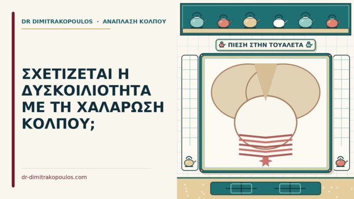 ΣΧΕΤΙΖΕΤΑΙ Η ΔΥΣΚΟΙΛΙΟΤΗΤΑ ΜΕ ΤΗ ΧΑΛΑΡΩΣΗ ΚΟΛΠΟΥ; δυσκοιλιότητα