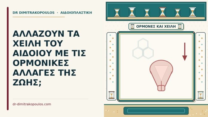 ΑΛΛΑΖΟΥΝ ΤΑ ΧΕΙΛΗ ΤΟΥ ΑΙΔΟΙΟΥ ΜΕ ΤΙΣ ΟΡΜΟΝΙΚΕΣ ΑΛΛΑΓΕΣ ΤΗΣ ΖΩΗΣ; ορμονικές αλλαγές