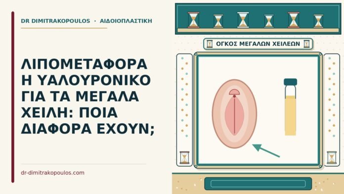 ΛΙΠΟΜΕΤΑΦΟΡΑ Η ΥΑΛΟΥΡΟΝΙΚΟ ΓΙΑ ΤΑ ΜΕΓΑΛΑ ΧΕΙΛΗ: ΠΟΙΑ ΔΙΑΦΟΡΑ ΕΧΟΥΝ; λιπομεταφορά ή υαλουρονικό