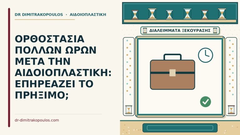 ορθοστασία μετά την αιδοιοπλαστική