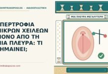 ΥΠΕΡΤΡΟΦΙΑ ΜΙΚΡΩΝ ΧΕΙΛΕΩΝ ΜΟΝΟ ΑΠΟ ΤΗ ΜΙΑ ΠΛΕΥΡΑ: ΤΙ ΣΗΜΑΙΝΕΙ; υπερτροφία στη μία πλευρά