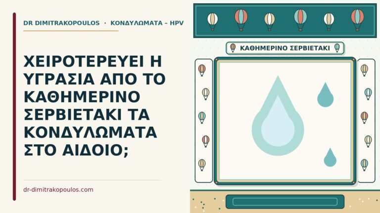 κονδυλώματα και το σερβιετάκι