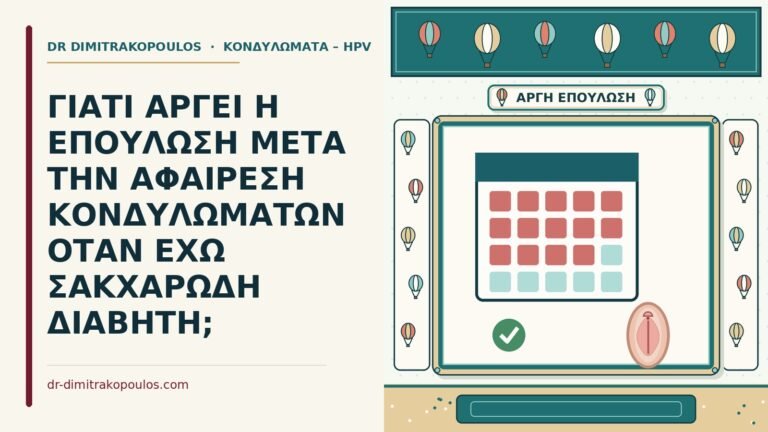 επούλωση κονδυλωμάτων στον διαβήτη