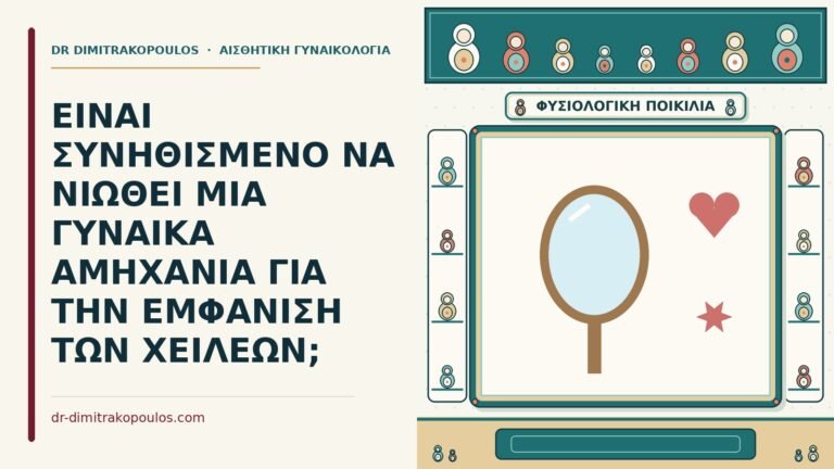 αμηχανία για την εμφάνιση των χειλέων