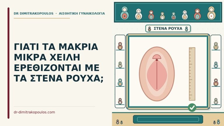 μακριά μικρά χείλη