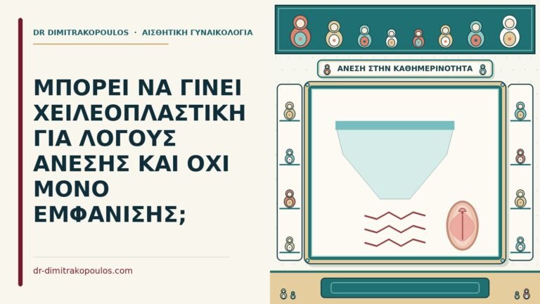 χειλεοπλαστική για λόγους άνεσης