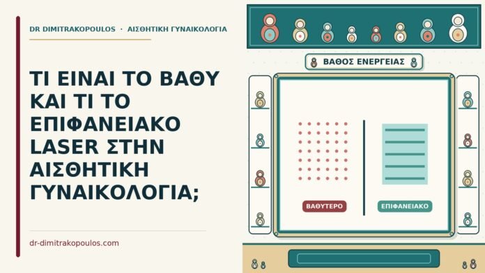 βαθύ και το επιφανειακό laser