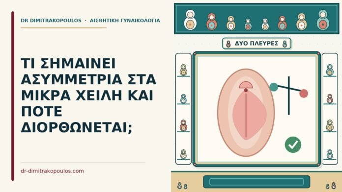 ΤΙ ΣΗΜΑΙΝΕΙ ΑΣΥΜΜΕΤΡΙΑ ΣΤΑ ΜΙΚΡΑ ΧΕΙΛΗ ΚΑΙ ΠΟΤΕ ΔΙΟΡΘΩΝΕΤΑΙ; ασυμμετρία στα μικρά χείλη